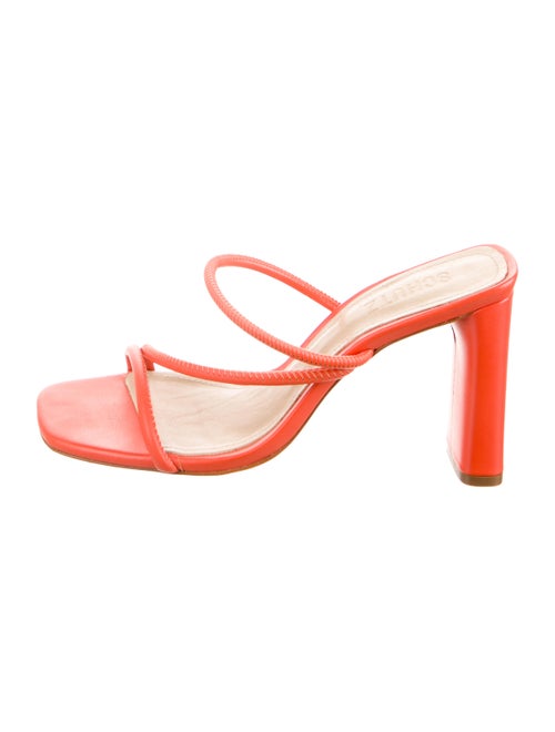 Schutz Leather Slides