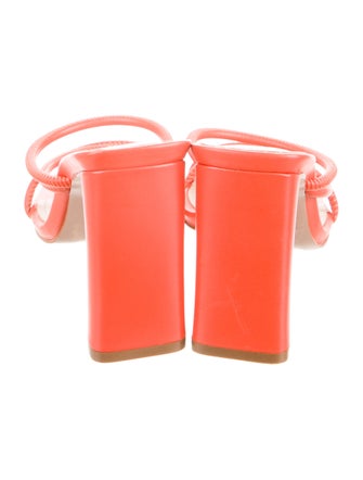 Schutz Leather Slides