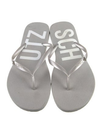 Schutz Rubber Flip Flops