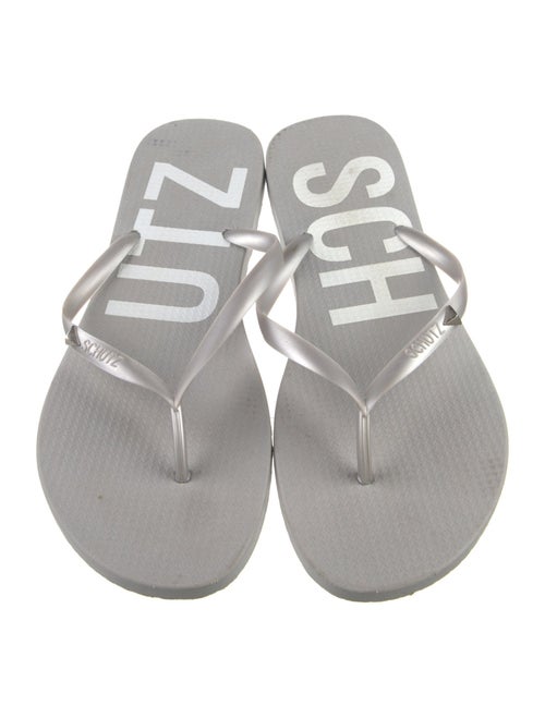 Schutz Rubber Flip Flops