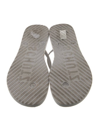 Schutz Rubber Flip Flops