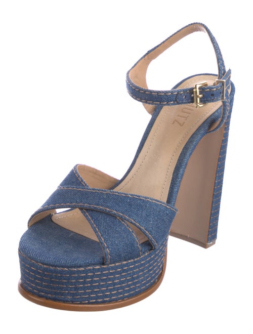 Schutz Denim Espadrilles