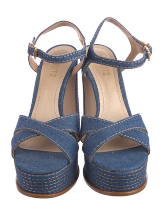 Schutz Denim Espadrilles