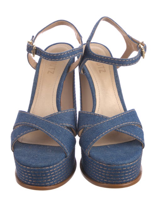 Schutz Denim Espadrilles
