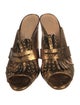 Schutz Leather Slides