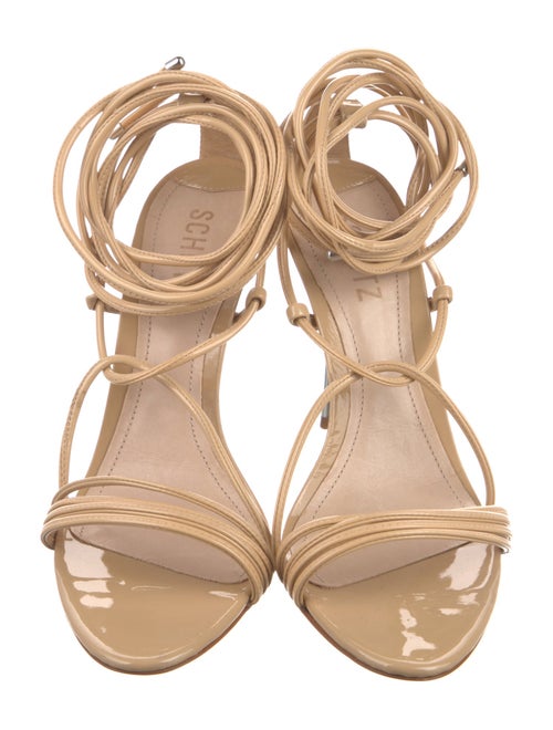 Schutz Patent Leather Sandals