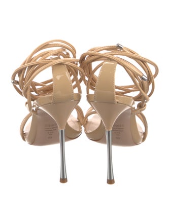 Schutz Patent Leather Sandals