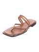 Schutz Leather Slides
