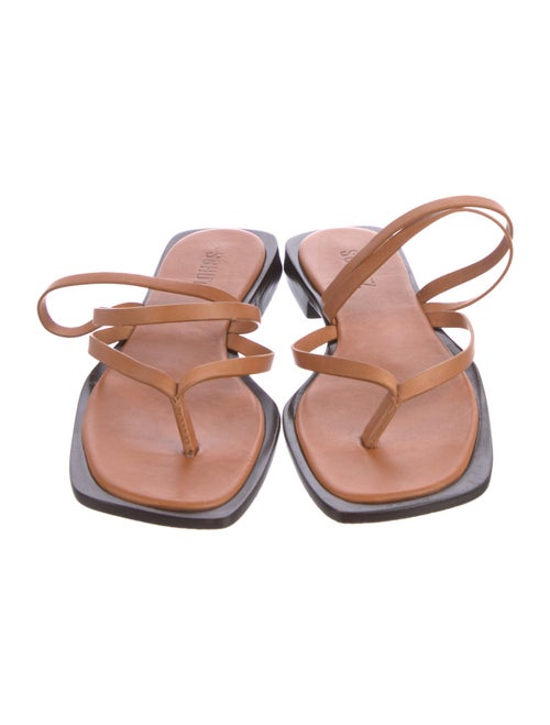 Schutz Leather Slides