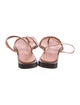 Schutz Leather Slides