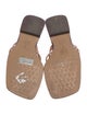 Schutz Leather Slides