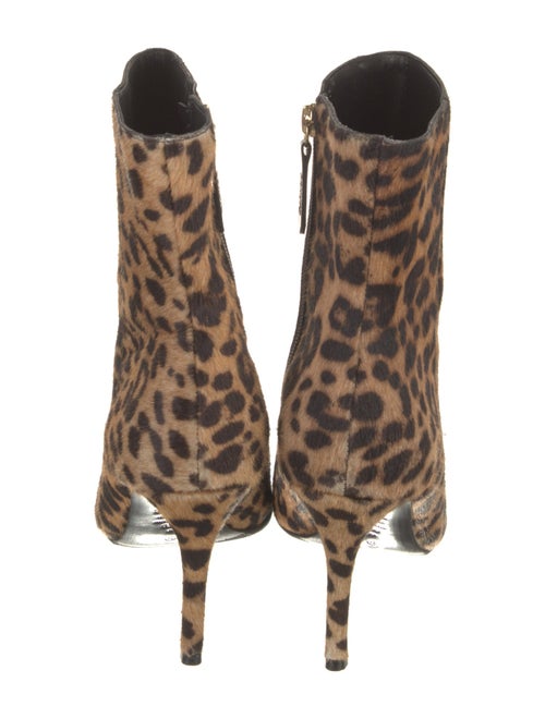 Schutz Ponyhair Animal Print Boots