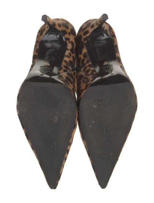 Schutz Ponyhair Animal Print Boots