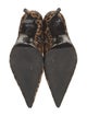 Schutz Ponyhair Animal Print Boots