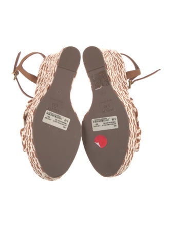 Schutz Jute Patterned Espadrilles