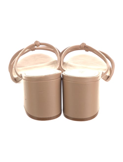 Schutz Leather Slides