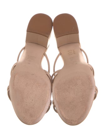 Schutz Leather Slides