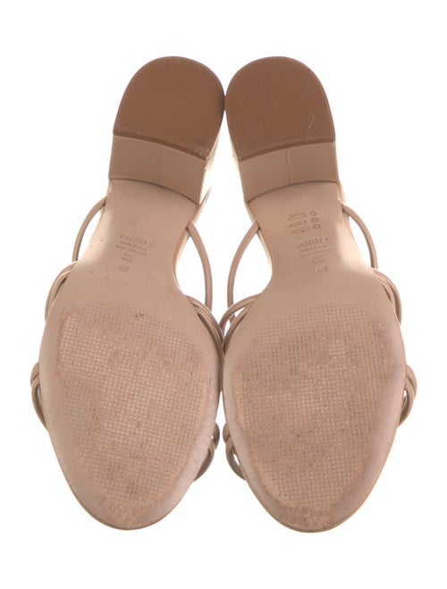 Schutz Leather Slides