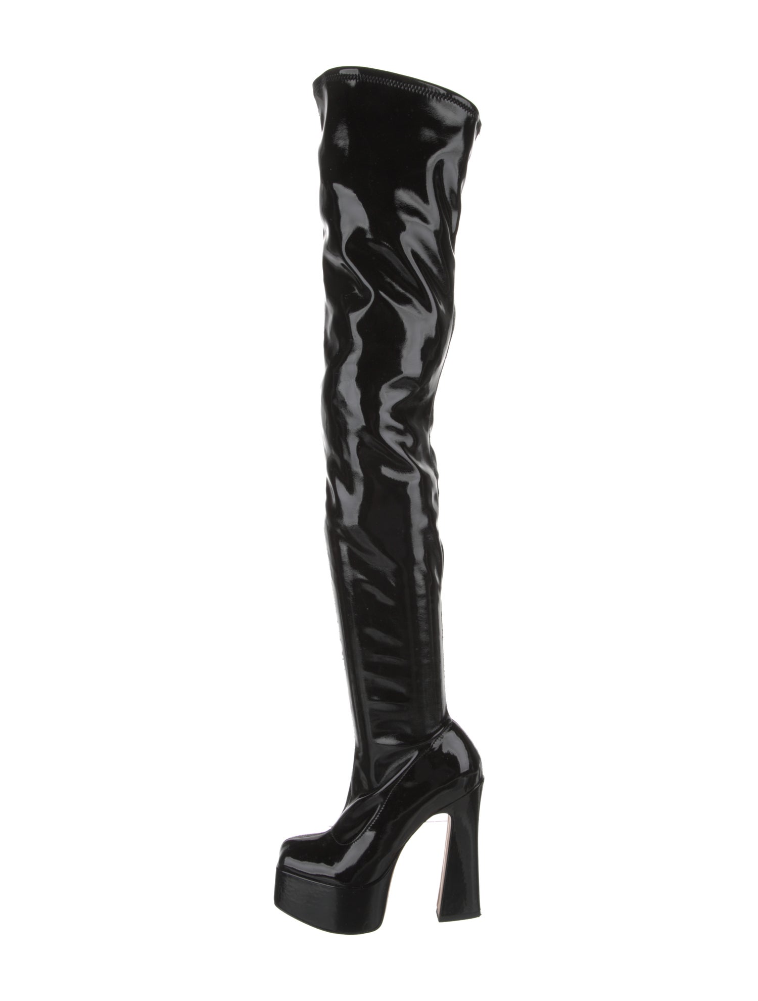 Schutz Patent Leather Boots