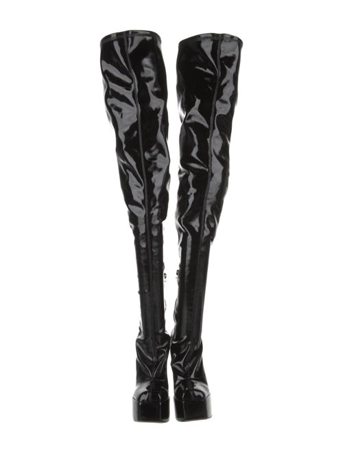 Schutz Patent Leather Boots