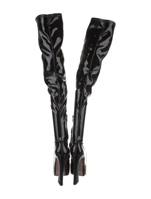 Schutz Patent Leather Boots