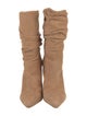 Schutz Suede Pleated Accents Slouch Boots