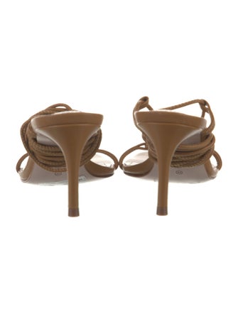 Schutz Leather Gladiator Sandals