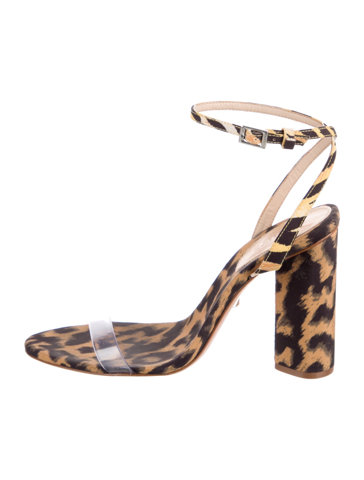 Schutz Animal Print Sandals