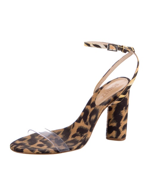Schutz Animal Print Sandals