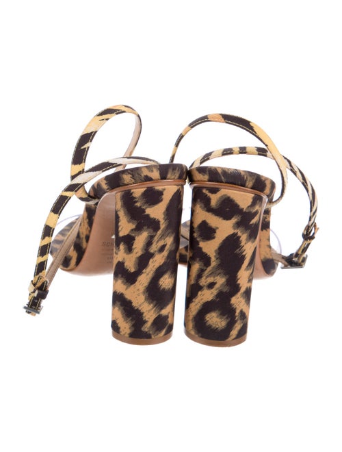 Schutz Animal Print Sandals