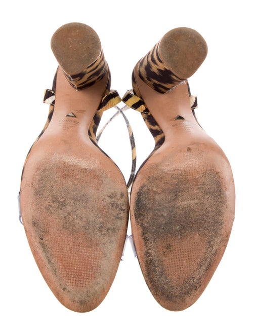 Schutz Animal Print Sandals