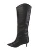 Schutz Embossed Leather Boots