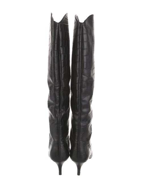 Schutz Embossed Leather Boots