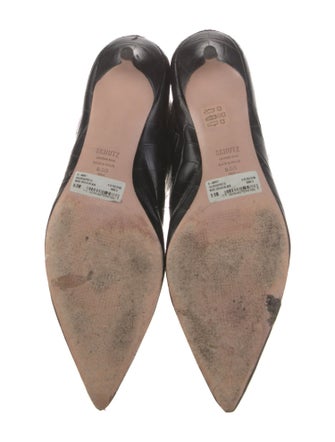 Schutz Embossed Leather Boots