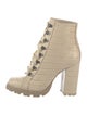Schutz Leather Lace-Up Boots
