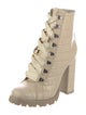 Schutz Leather Lace-Up Boots