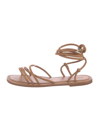 Schutz Leather Gladiator Sandals