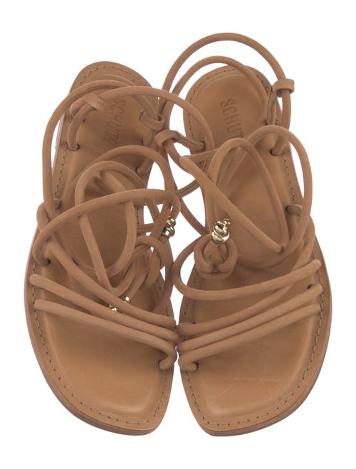 Schutz Leather Gladiator Sandals