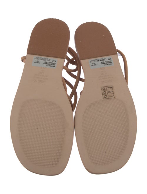 Schutz Leather Gladiator Sandals