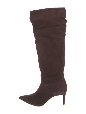 Schutz Suede Slouch Boots