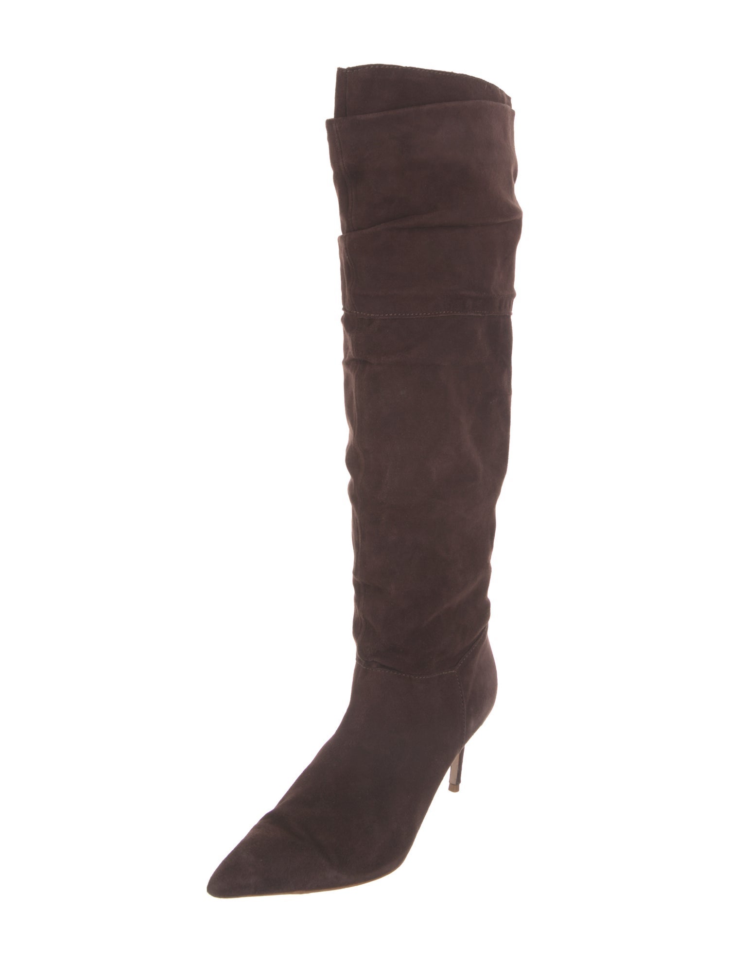 Schutz Suede Slouch Boots