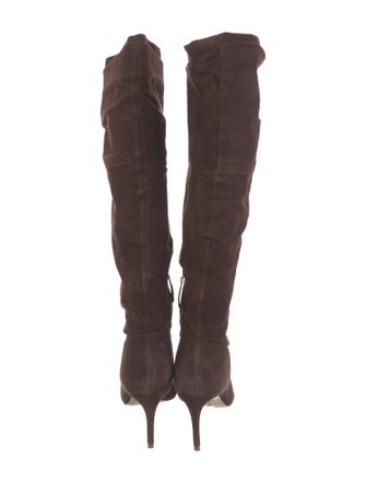 Schutz Suede Slouch Boots