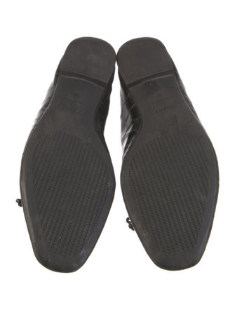 Schutz Leather Printed Flats