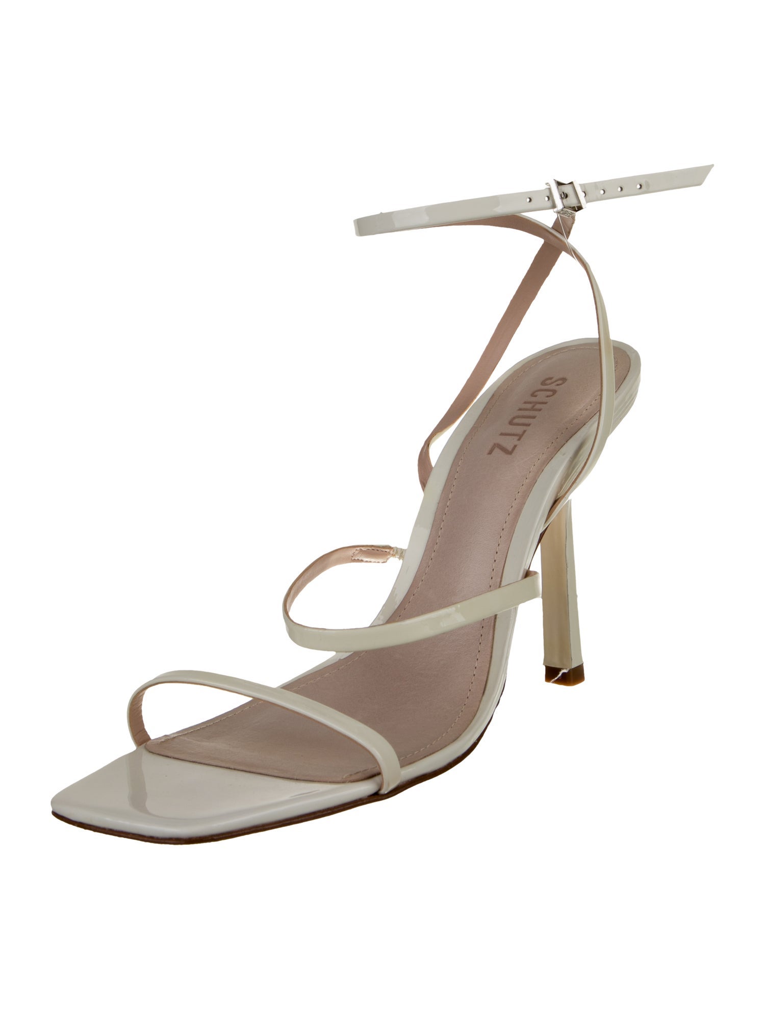 Schutz Patent Leather Sandals