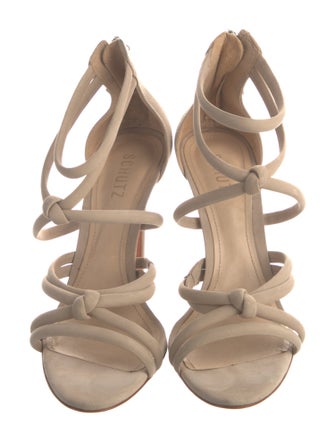 Schutz Suede Gladiator Sandals