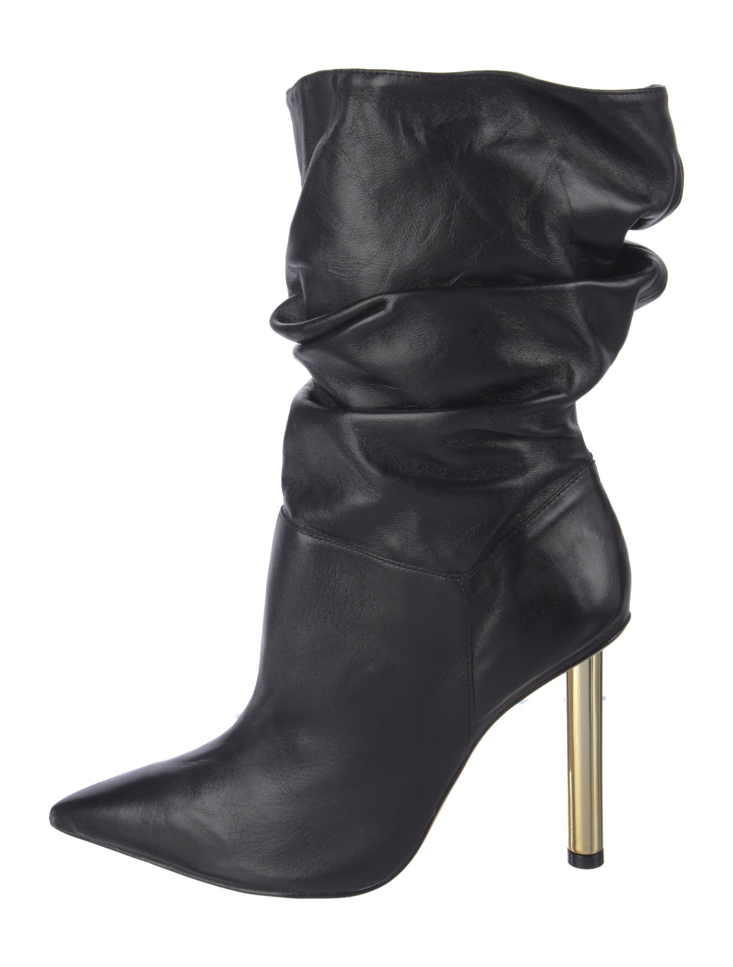 Schutz Leather Sock Boots