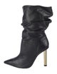 Schutz Leather Sock Boots
