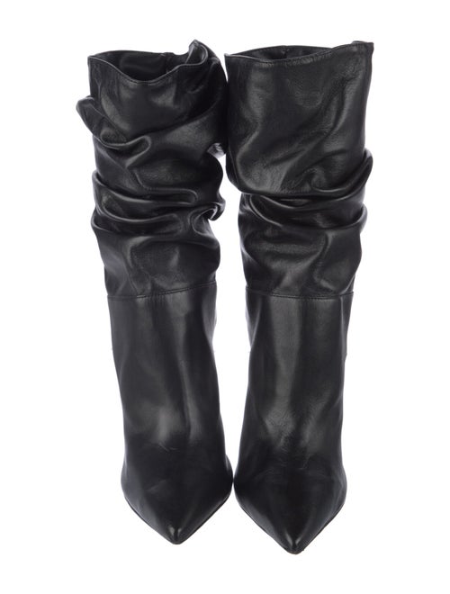Schutz Leather Sock Boots
