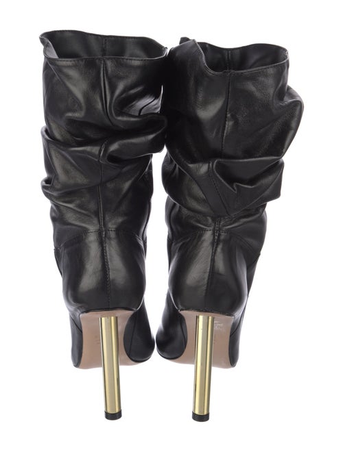 Schutz Leather Sock Boots