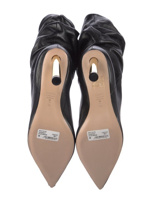 Schutz Leather Sock Boots